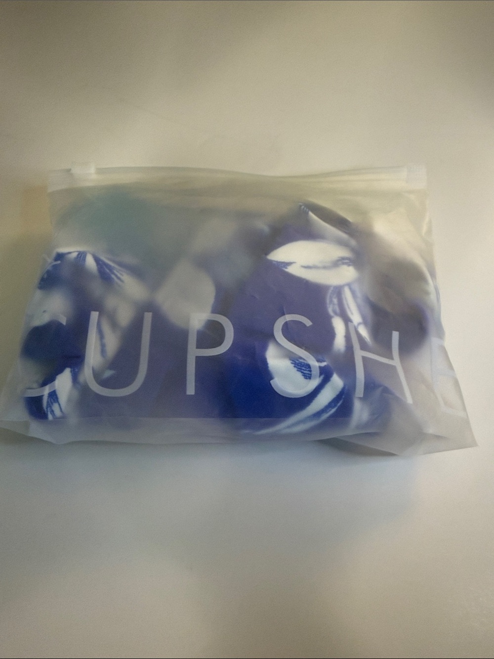 Cupshe XL Blue & White Floral High Waist Bikini Bottoms. NWT - Picture 4 of 4